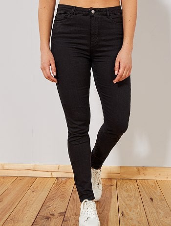 Jean skinny taille haute longueur US 30 - Kiabi