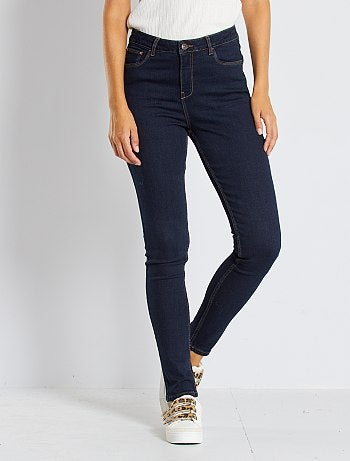 Jean skinny taille haute longueur US 30 - Kiabi