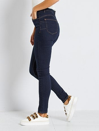 Jean skinny taille haute longueur US 30 - Kiabi