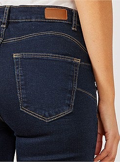 Jean skinny taille haute longueur US 30 - Kiabi