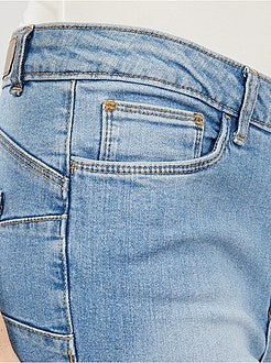 Jean skinny taille haute longueur US 30 - Kiabi