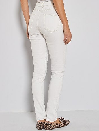 Jean skinny taille haute longueur US 32 - Kiabi