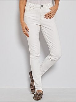 Jean skinny taille haute longueur US 32 - Kiabi