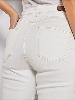 Jean skinny taille haute longueur US 32 - Kiabi