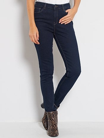 Jean skinny taille haute longueur US 32 - Kiabi