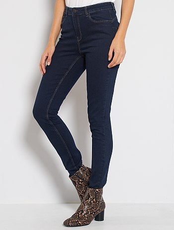 Jean skinny taille haute longueur US 32 - Kiabi
