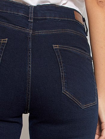 Jean skinny taille haute longueur US 32 - Kiabi