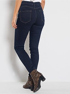 Jean skinny taille haute longueur US 32 - Kiabi