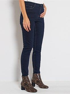 Jean skinny taille haute longueur US 32 - Kiabi