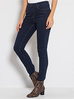 Jean skinny taille haute longueur US 32 - Kiabi