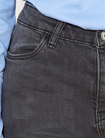 Jean skinny taille haute longueur US 32 - Kiabi