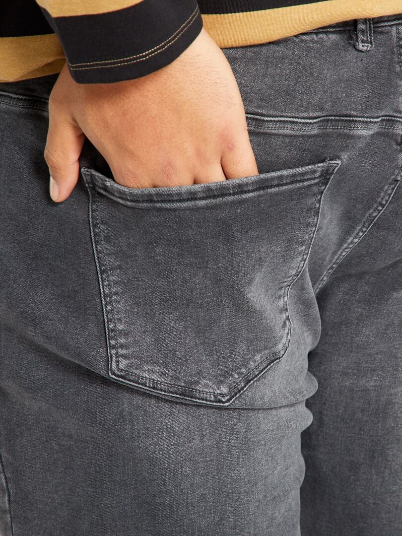Jean slim - 56/32L Gris - Kiabi