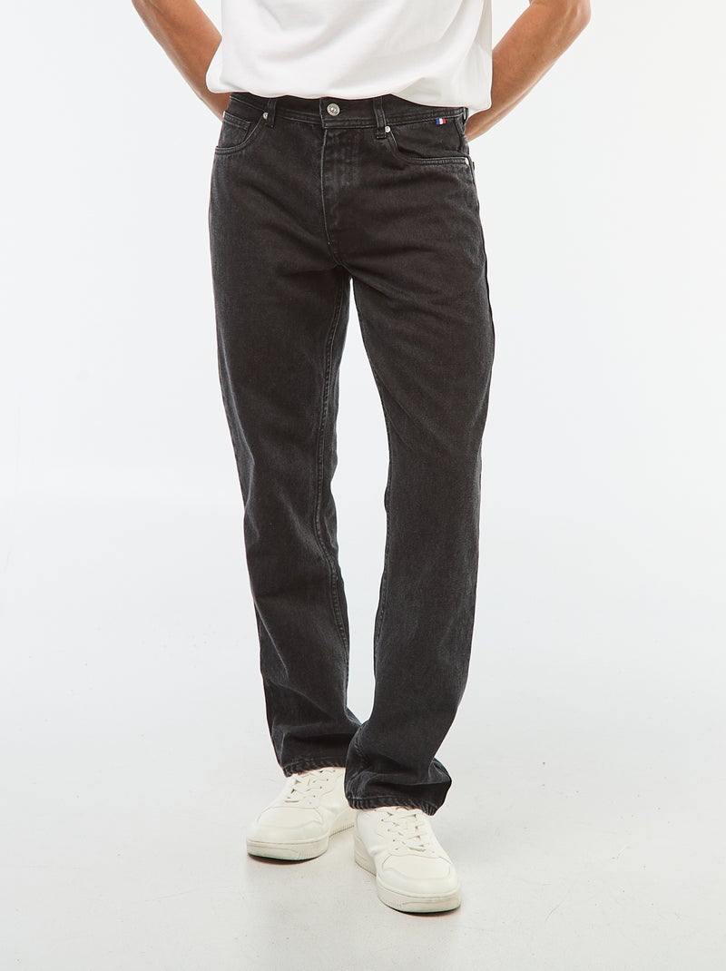 Jean slim - Fabriqué en France Noir - Kiabi