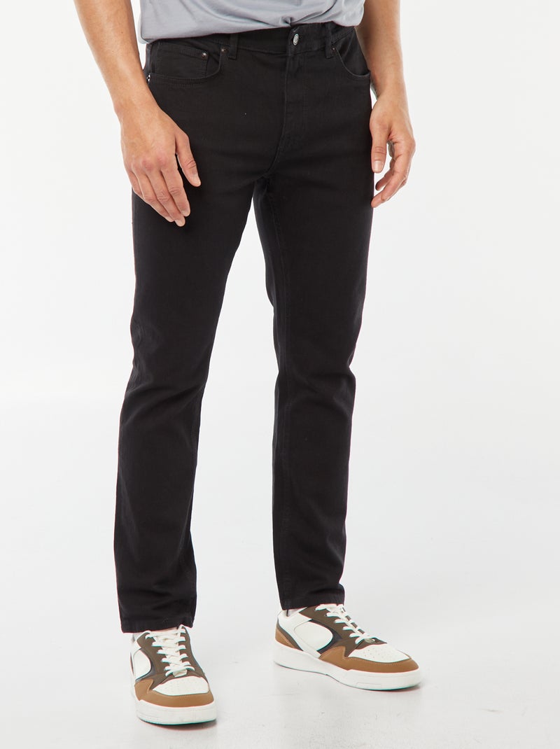 Jean slim - L30 Noir - Kiabi