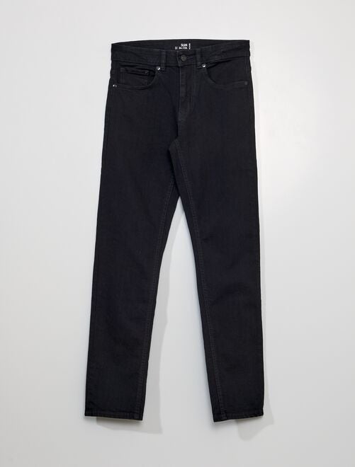 Jean slim noir homme