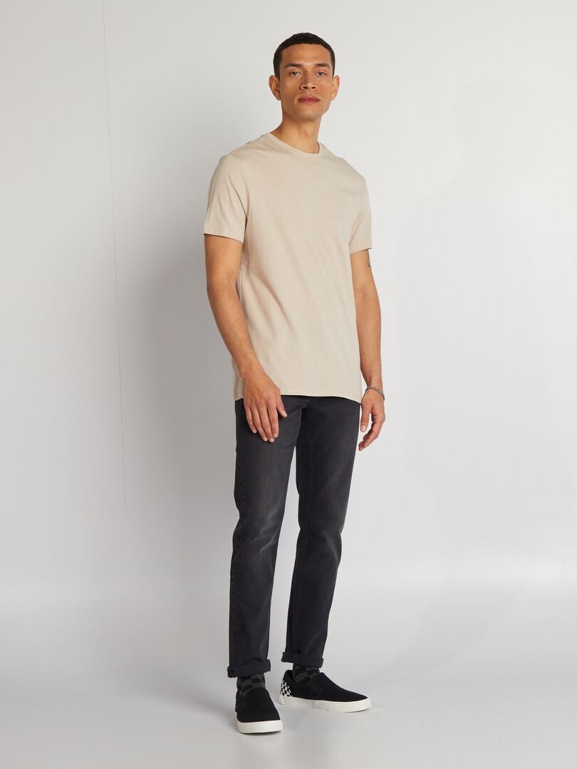 Jean Levi's 512 Taille W28 L32 - Délavé Noir/Gris, Coupe Droite, Occasion Très Bon État