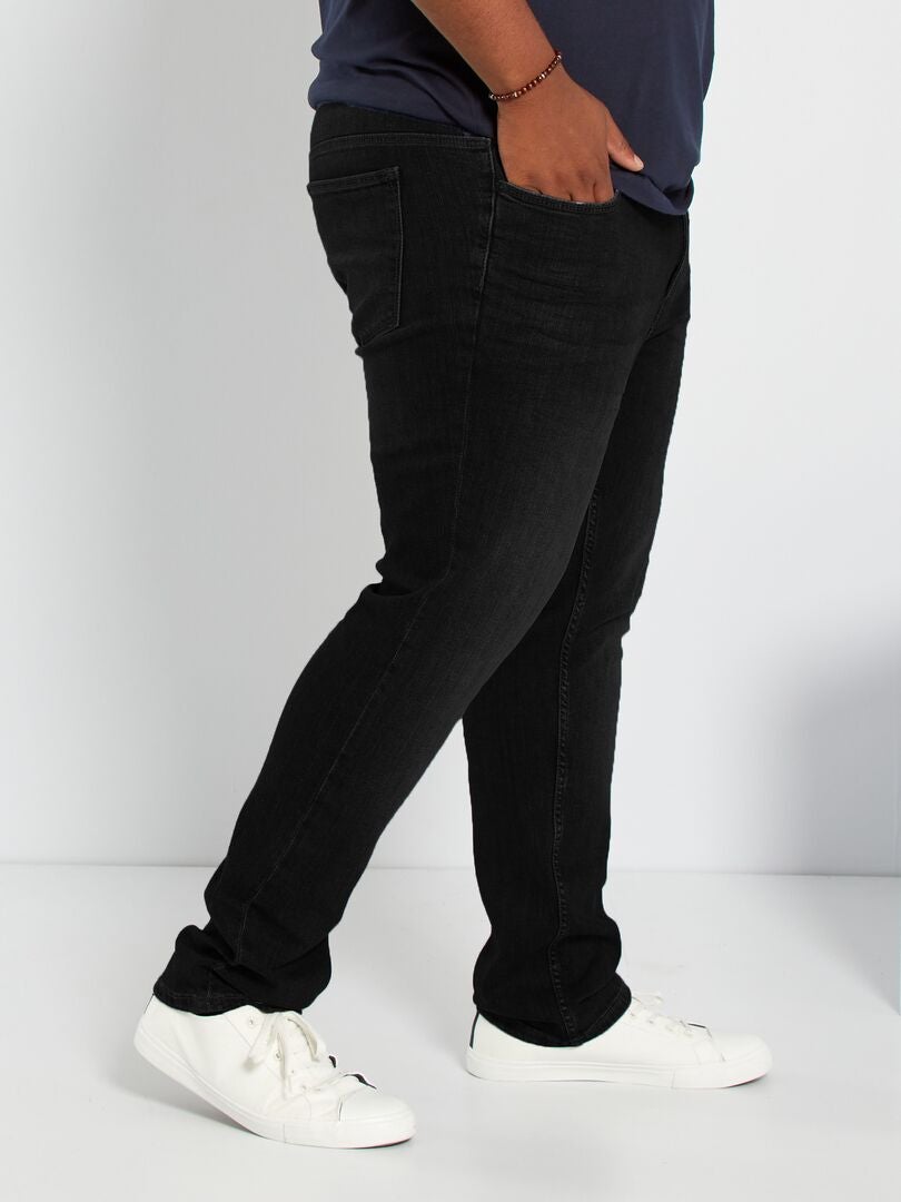 Jean slim - L34 Noir - Kiabi