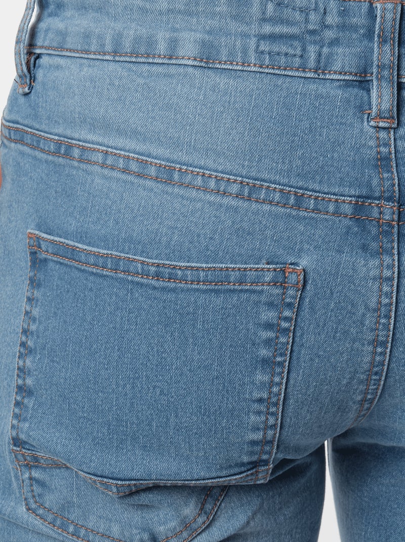 Jean slim 5 poches Bleu clair - Kiabi