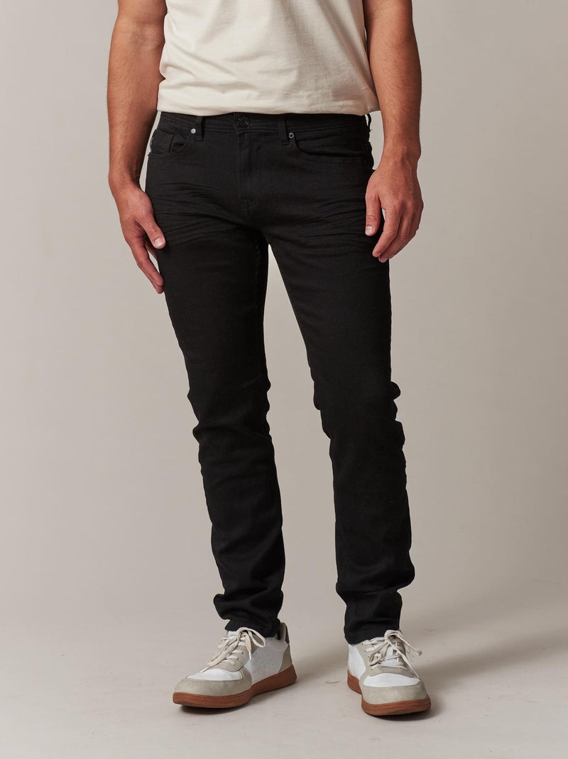 Jean slim 5 poches 'Deeluxe' Noir - Kiabi