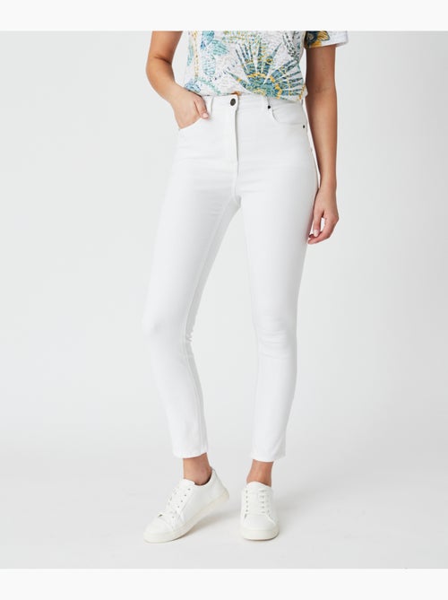 Jean slim 7/8ème 5 poches perfect fit by damart - damart - Kiabi Jean slim 7/8ème 5 poches perfect fit by damart - damart - Kiabi