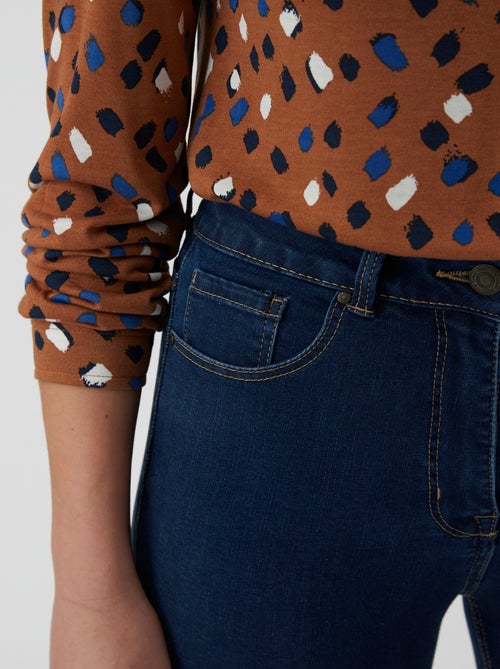 Jean slim 7/8ème 5 poches Perfect Fit by Damart - Damart - Kiabi