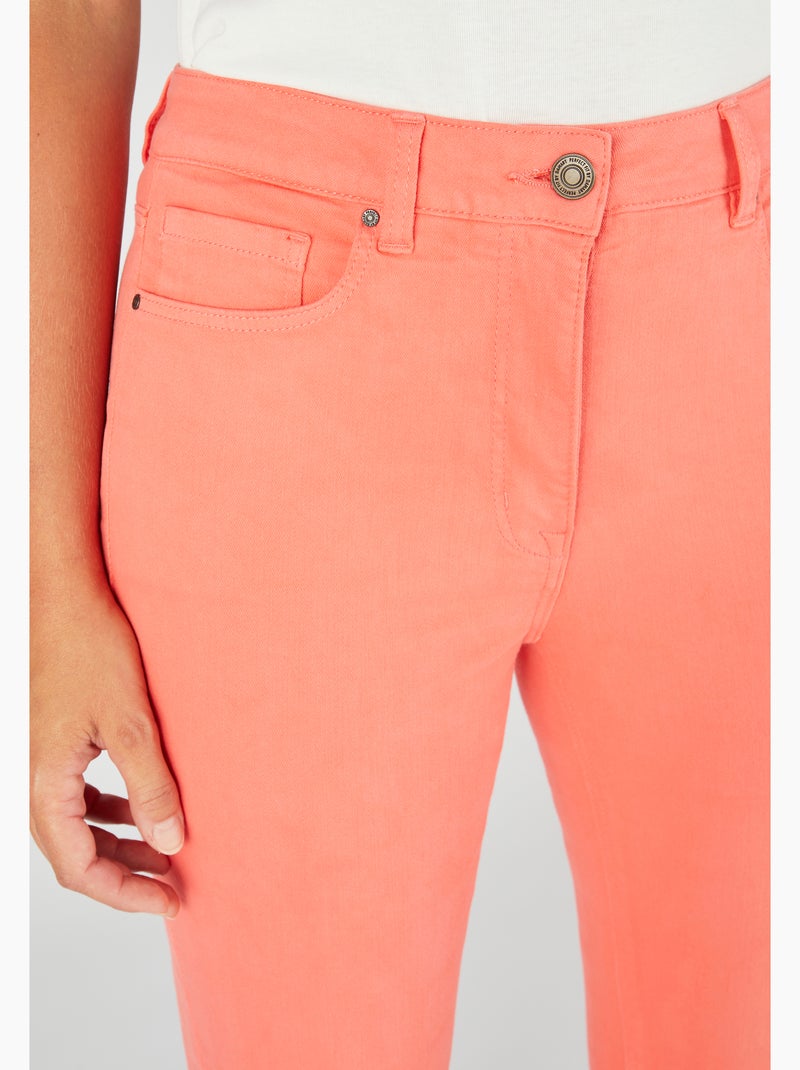 Jean slim 7/8ème 5 poches Perfect Fit by Damart - Damart Corail - Kiabi
