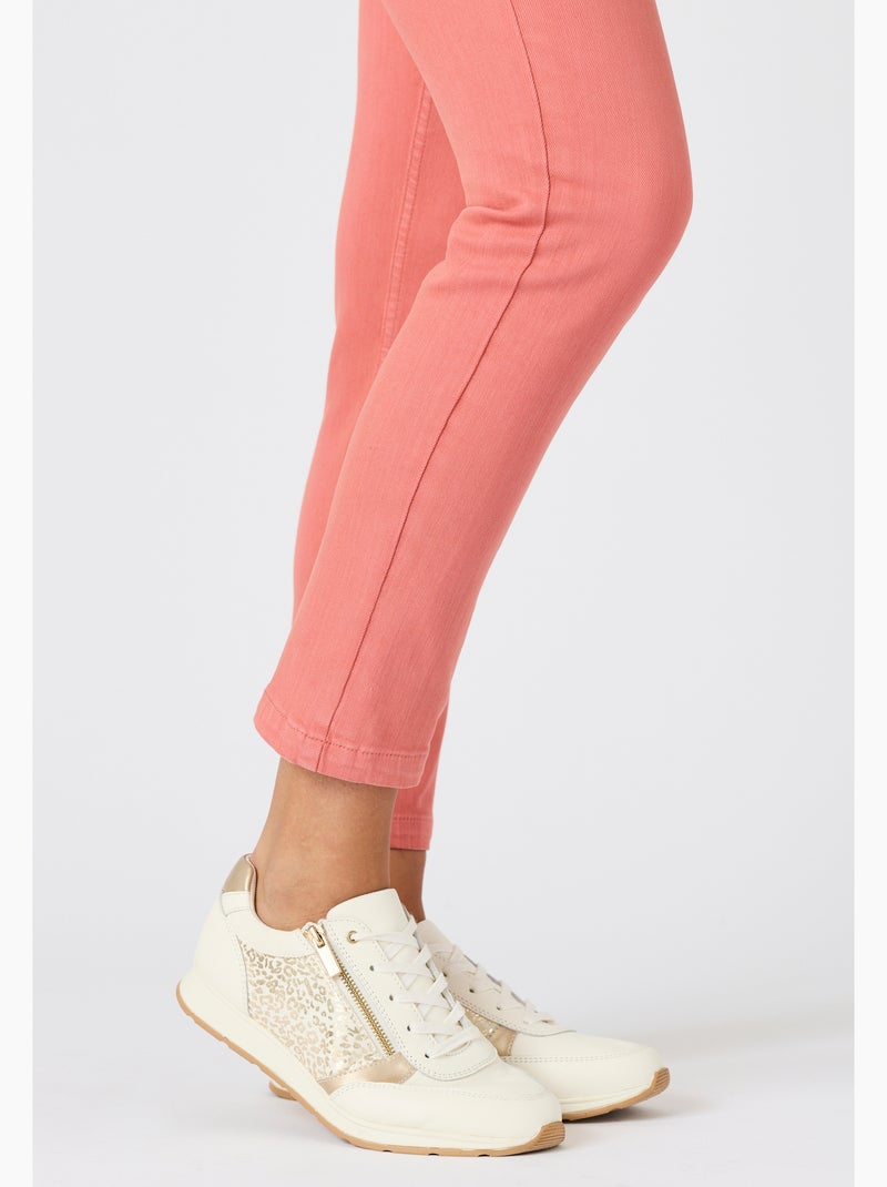 Jean slim 7/8ème Perfect Fit by Damart - Damart Corail - Kiabi