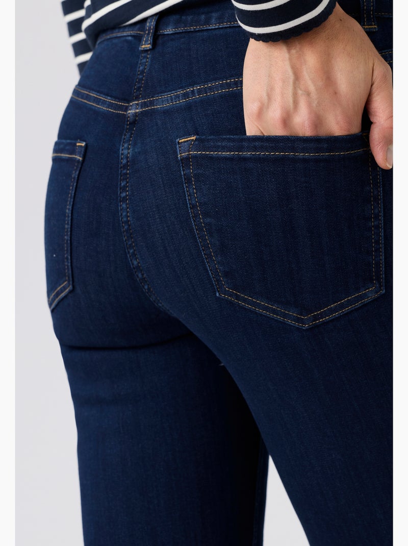 Jean slim 7/8ème Perfect Fit by Damart - Damart Indigo - Kiabi
