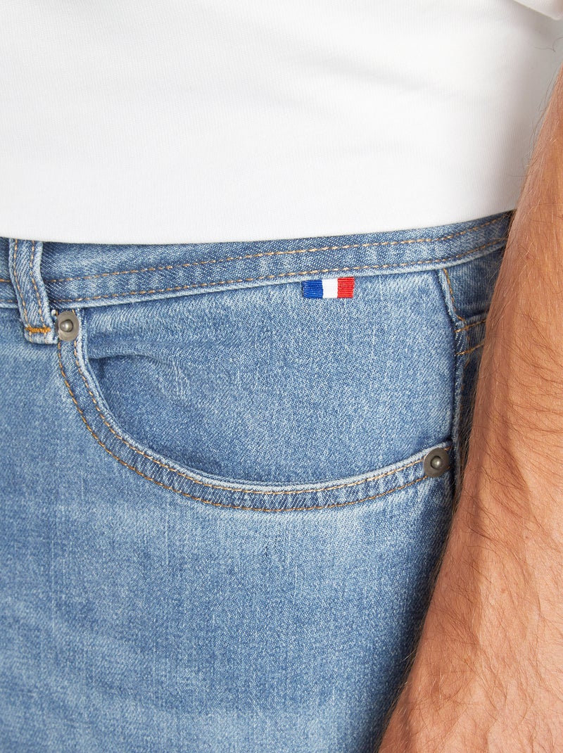 Jean slim à 5 poches - Fabriqué en France Double stone - Kiabi