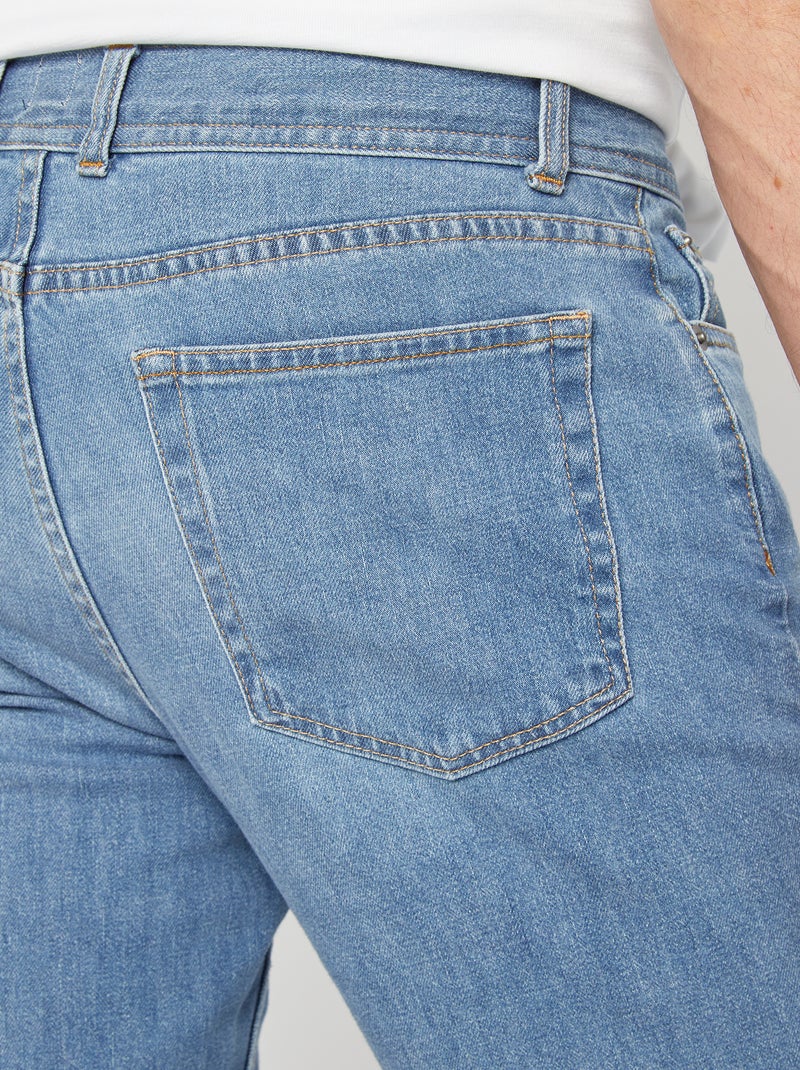 Jean slim à 5 poches - Fabriqué en France Double stone - Kiabi