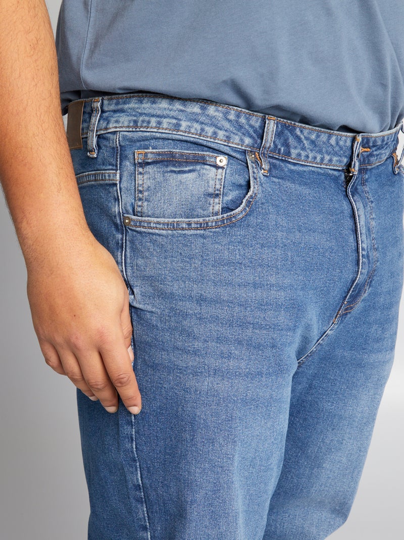 Jean slim à 5 poches - L30 Bleu - Kiabi