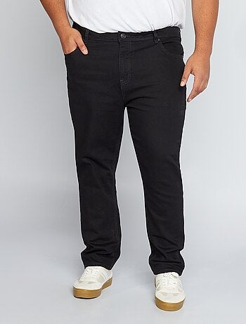 Jean slim noir shop homme pas cher