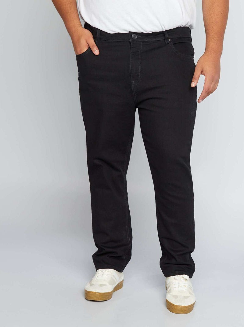 Jean slim à 5 poches - L30 Noir - Kiabi