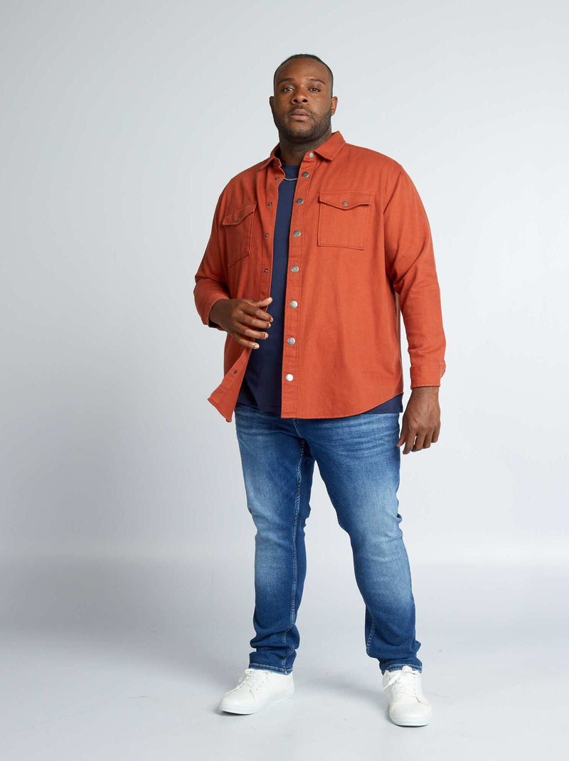 Jean slim à 5 poches - L32 Stone - Kiabi