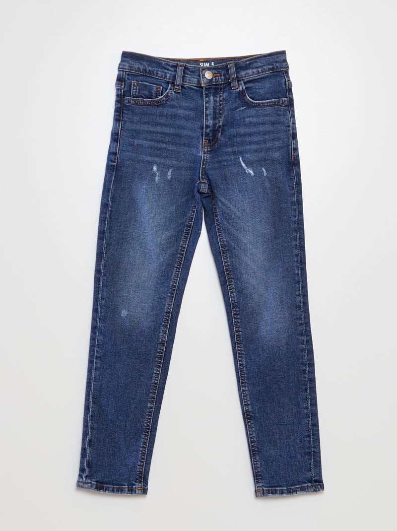 Jean slim à 5 poches - L34 Brut - Kiabi