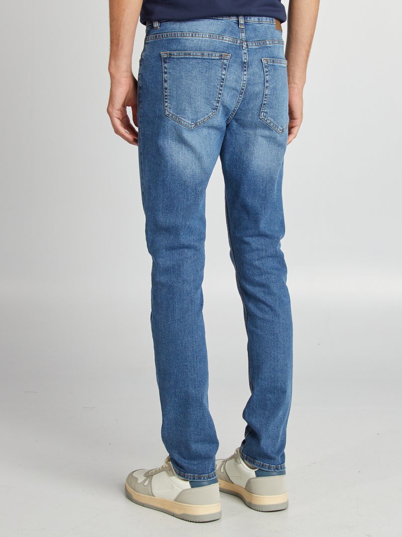 Jean slim à 5 poches - L34 Stone - Kiabi
