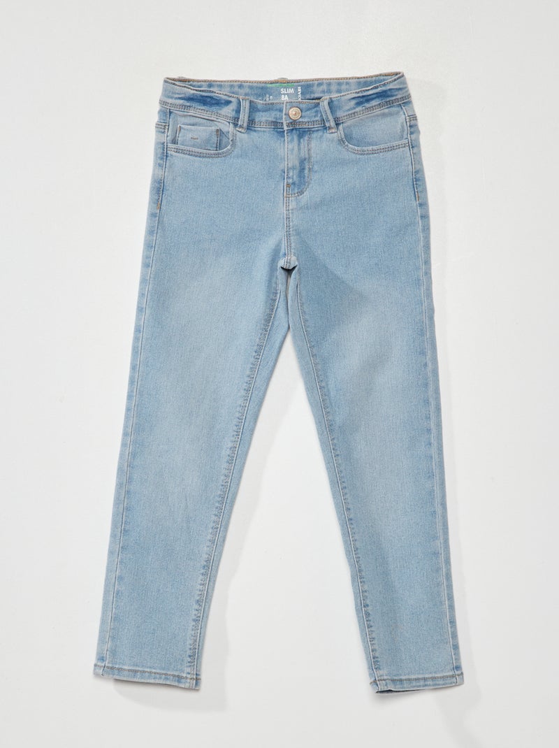 Jean slim à taille ajustable Triple stone - Kiabi