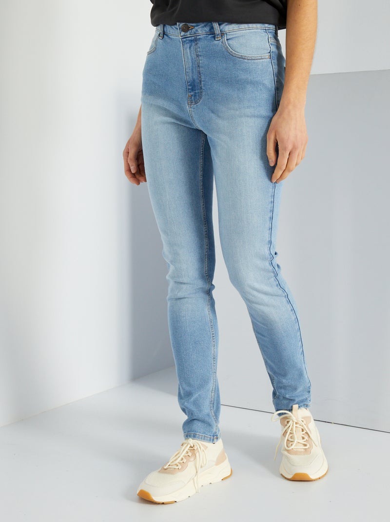 Jean slim à taille haute - L28 Triple stone - Kiabi