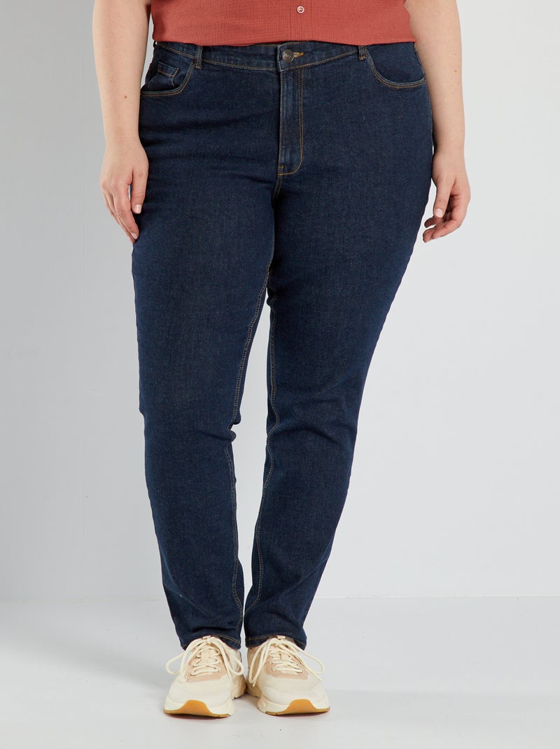 Jean slim à taille haute - L32 Brut - Kiabi