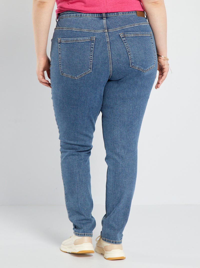 Jean slim à taille haute - L32 Stone - Kiabi