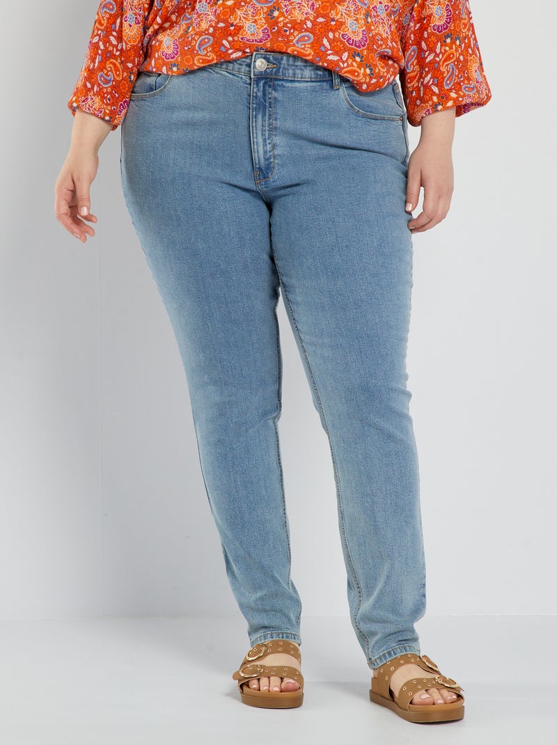 Jean slim à taille haute - L32 Triple stone - Kiabi