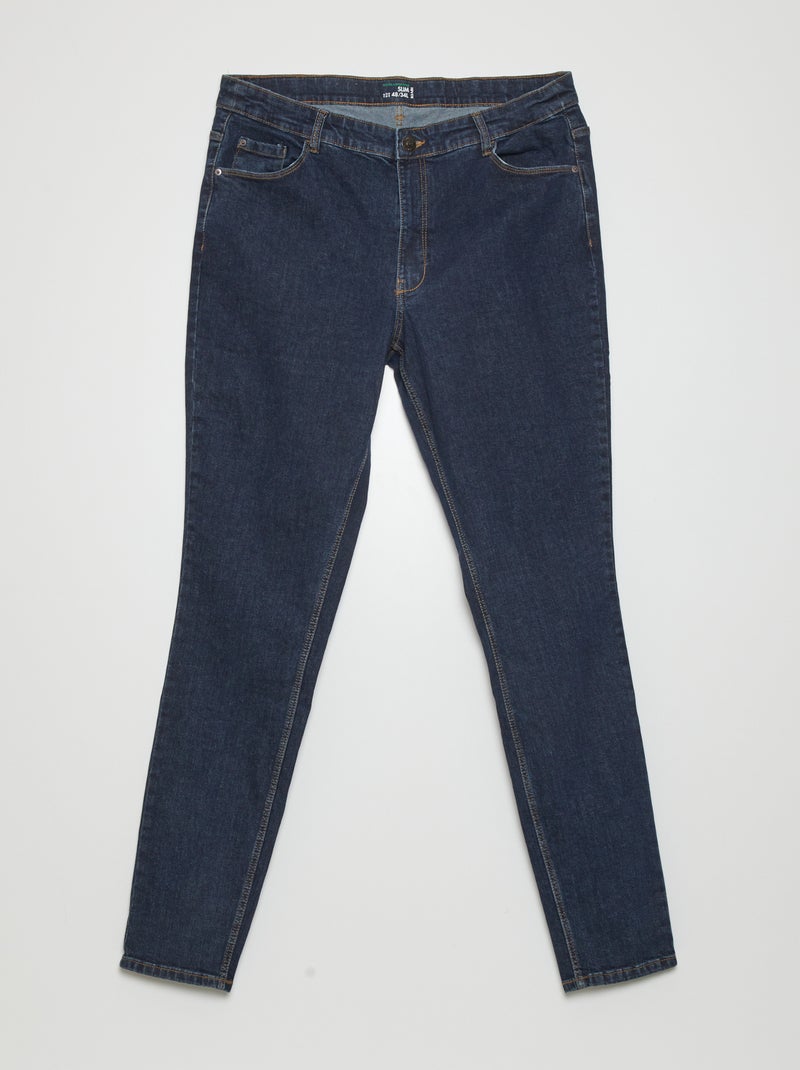 Jean slim à taille haute - L34 Brut - Kiabi