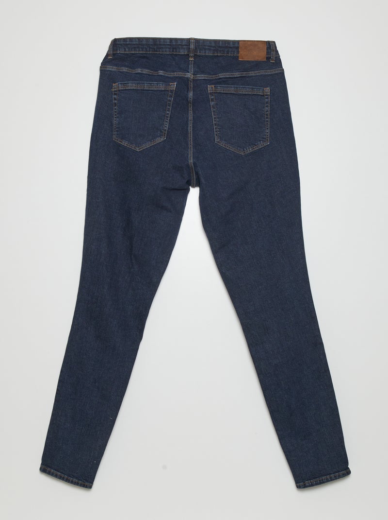 Jean slim à taille haute - L34 Brut - Kiabi