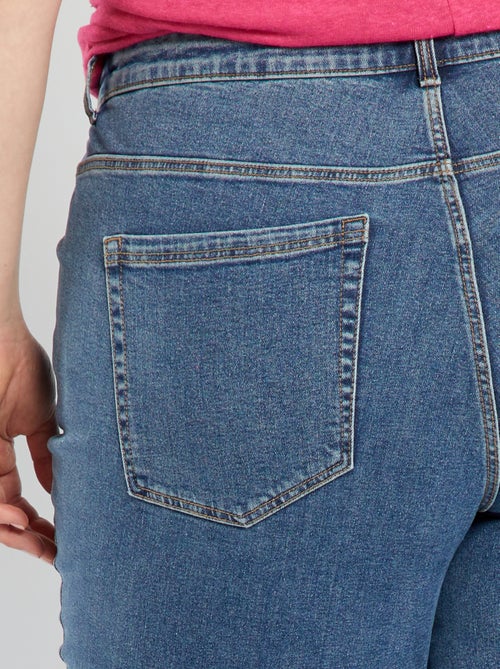 Jean slim à taille haute - L34 - Kiabi