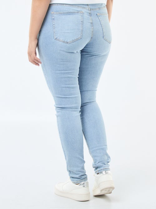 Jean slim à taille haute - L34 - Kiabi