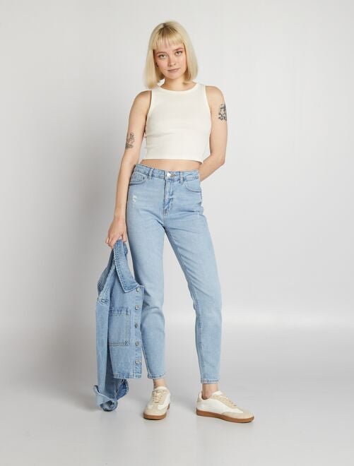 Jean taille haute 14 ans fille best sale