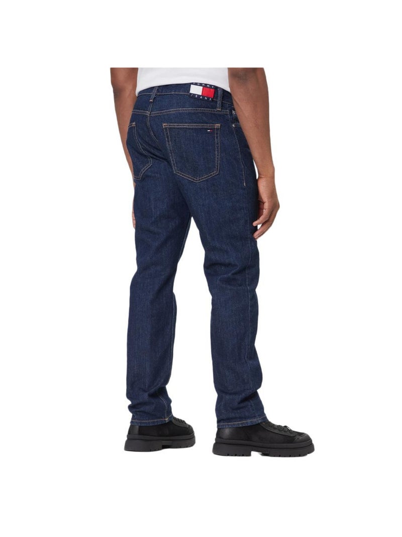 Jean Slim Droit Homme Tommy Hilfiger Bleu - Kiabi