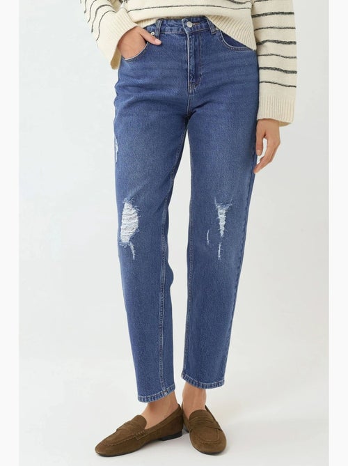 Jean slim effet usé hiccup - Kiabi Jean slim effet usé hiccup - Kiabi