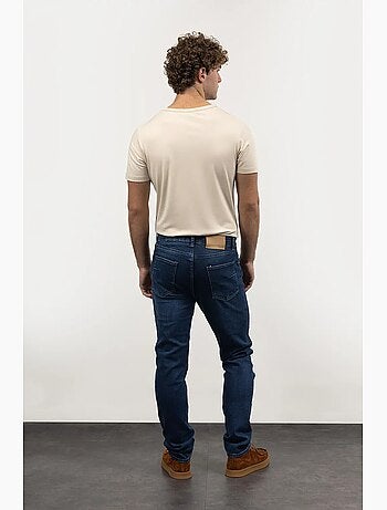 Jean slim en denim avec fermeture à glissière giesto