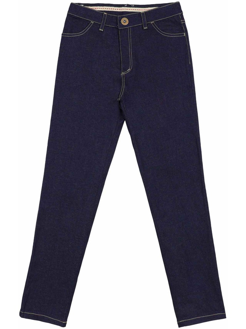 Jean Slim    en Fin  Stretch  MORGAN - La Faute à Voltaire Bleu denim - Kiabi